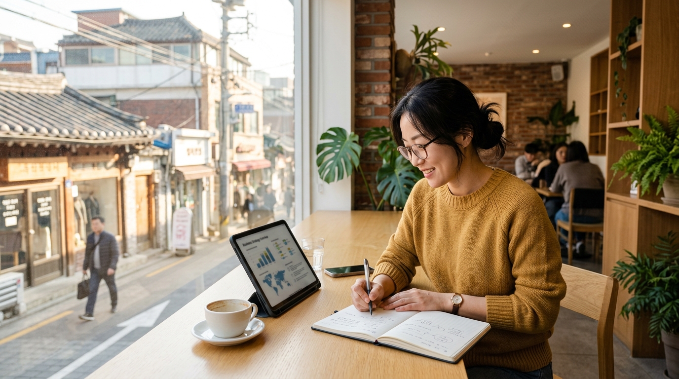 첫 키워드는 지역+업종으로 시작합니다